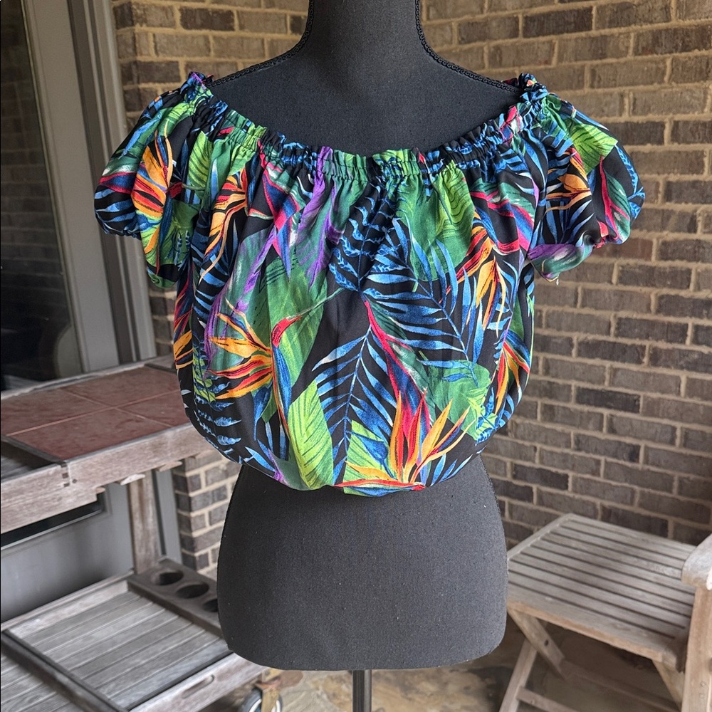 Rachel Zoe Multicolor Off-Shoulder Blouse - Picture 4 of 8